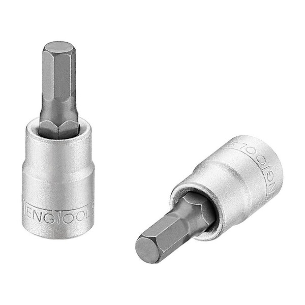 5mm 1/4 Inch Drive Metric Hex Chrome Vanadium Socket